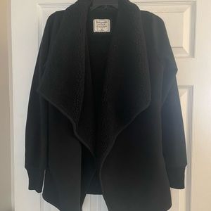 A&F Sherpa Sweater Jacket